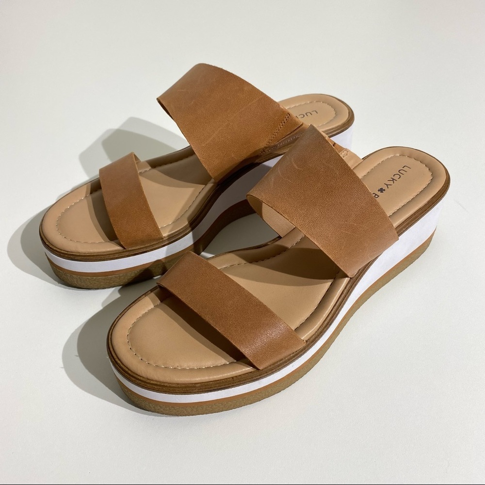 Lucky Brand Platform Sandals Size 10M